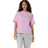 Asics Laufshirt RUNNER MESSAGE GRAPHIC RELAXED TEE mit Start Running auf Vorder- und Rückseite