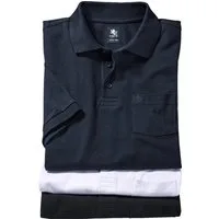 Otto Kern Poloshirt (Packung, 3er-Pack) aus reiner Baumwolle