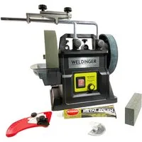 WELDINGER Nass-Trockenschleifer Nass- Schleifmaschine NSM 200 vario, max. 200,00 U/min