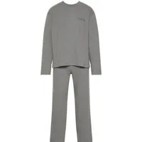 Calvin Klein Underwear Schlafanzug LS TEE PANT SET Mit elastischem Bund