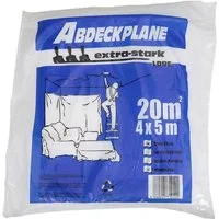 Scorprotect® Schutzfolie Abdeckplane Abdeckfolie LDPE 50 my „extra-stark“ 4 x 5 m