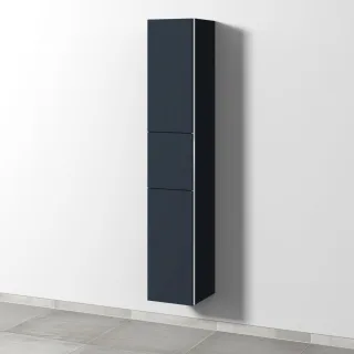 Sanipa 3way Hochschrank mit 2 Türen und 1 Auszug, Marine-Matt BP1001R