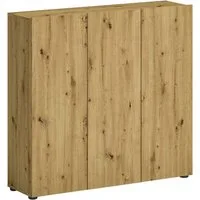 Home affaire Schuhschrank MISTER- Schuhregal, Made in Italy, 12 Fächer, 10 Einlegeböden Breite 120 cm, höhe 114 cm, Holzdekor in matter Ausführung