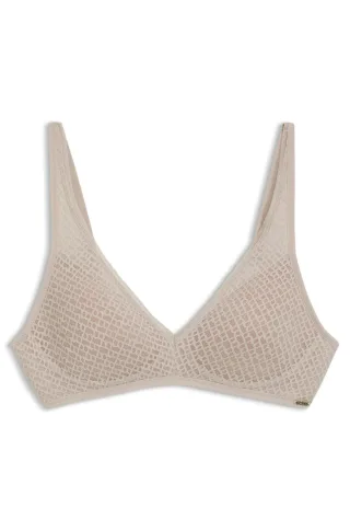 BOSS Womenswear Black - PADDED SOFT_B LACE Light Beige - Gr. - S