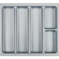 SO-TECH® Schubkasteneinsatz ORGA-BOX I Mehrzweckeinsatz 519 x 50 x 473 mm silbergrau (1 St), für Tandembox Antaro / Intivo u. ModernBox im 60er Schrank