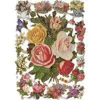 Heyda Papierspitztüten Heyda 204859807 Glanzbilder Reliefs, B/H: 170 mm × 240 mm, mehrfarbig