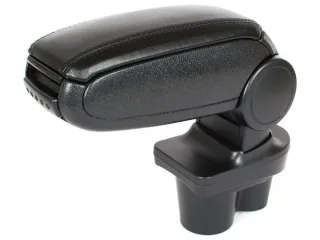 Mittelarmlehne Armlehne KLAPPBAR Leder Schwarz für Opel Corsa E ab 2014-