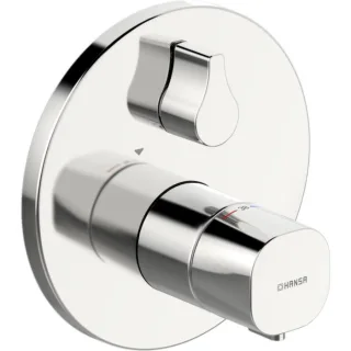 Hansa Hansaliving Wannenarmatur 81149552 Unterputz-Wannen/Brause-Thermostat, mit Mengenregulierung, chrom