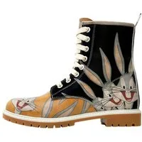 DOGO Wb Longe Boots Schnürstiefel Family Rocks Damen Stiefeletten, Schnürboots Handgefertigt