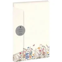 Rössler Briefpapier RÖSSLER Briefmappe Wiesenblumen Designpack DIN lang