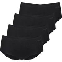 sloggi Panty zero Modal saumlos, keine Abdrücke, Wellenkante, im 4er Pack