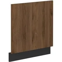 Küchen-Preisbombe Frontblende für integrierten Geschirrspüler 60 cm Küche MONZA Okapi Nußbaum matt (Frontblende Geschirrspüler 60 cm integriert, 1 St), Modern
