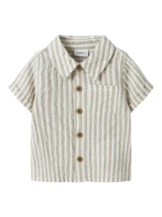 NAME IT - NBMFEDENIS SS SHIRT Chateau Gray - Gr. - 68