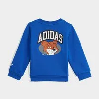 adidas Originals Trainingsanzug ADIDAS DISNEY CREW SET KINDER (2-tlg), für Babys, zweiteiliges Set, aus French Terry, pflegeleicht