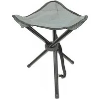 HAC24 Campinghocker Camping Hocker Falthocker Angelhocker Campingstuhl Dreibeinhocker, bis 80 kg inkl. Tragegurt und Klettverschluss