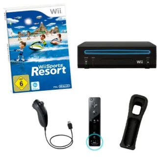 Nintendo Wii Sports Resort Pak [inkl. Wii Sports Resort Remote Plus Controller] schwarz