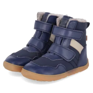 Bisgaard Winterboots BAREFOOT TIMO TEX  Blau - Gr. 26 -  Textil