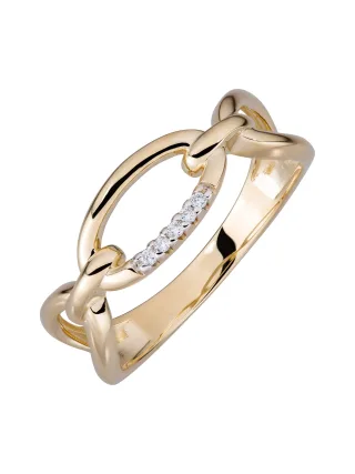Orolino Ring Gold 585 mit 5x Brillant 0,025ct.