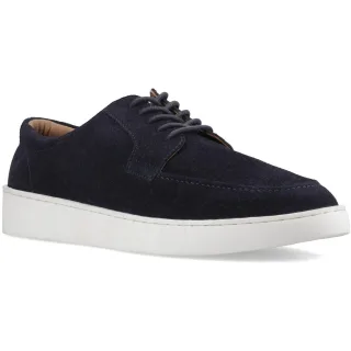 Hush Puppies Riven Schnürleder Herren Schuhe NAVY