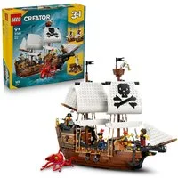 LEGO® Legendäres Piratenschiff (31387), LEGO Creator Konstruktionsspielsteine, (1074 St), Made in Europe