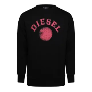 Diesel - "S-Gir 9-4" Sweatshirt für Herren, Rundhalsausschnitt (Kaviar)