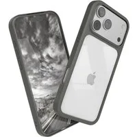 EAZY CASE Handyhülle Bumper Case für Apple iPhone 17 Pro Max 6,9 Zoll, Schutzhülle mit Kameraschutz transparent stoßfestes Backcover Grau
