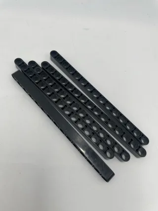LEGO Technic Liftarm 1x15 Noppen Schwarz