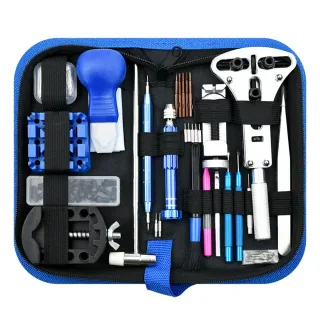 212pcs Watch Repair Tool Kit - Aluminum Alloy Watchmaker Set with Pry Knife, Screwdrivers, Pin Hammer, Band Link Tools f