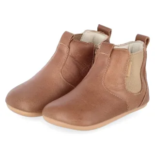 Tip Toey Joey Barfuß-Chelsea Boots DUSTY - Gr. 19 - Braun - Glattleder
