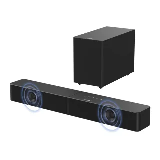 ULTIMEA Poseidon R3T Soundbar 240W 2.1CH Soundbar with 5.25-inch Wireless Subwoofer BassMX™ and VoiceMX™ Technology blue