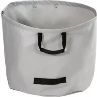Dehner Gartensack Gartensack Polyester Ø 60 cm Höhe 56 cm lemon/grau, 150 l