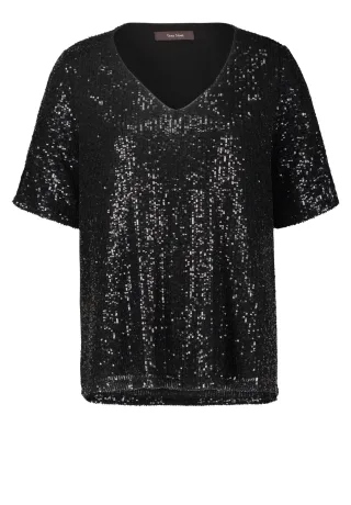 Vera Mont - Blusenshirt schwarz - Gr. - 54