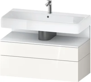 Duravit Qatego Waschtischunterbau wandhängend Weiß Hochglanz 990x470x590 mm - QA4395018220000 QA4395018220000