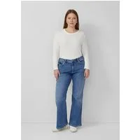 QS Bootcut-Jeans Jeans-Hose Jeans / Slim Fit / Mid Rise / Flared Leg
