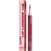 NYX PROFESSIONAL MAKEUP Lippenstift LIP LINGERIE LIP LINER STAIN, wisch- und wasserfesten Halt, mit präziser Filzkugelspitze