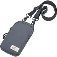 TROIKA Handytasche zum umhängen BLUE CYCLE SMARTBAG aus recyceltem Meeresplastik, Smartphone Umhängetasche mit Kartenfach, verstellbarer Gurt, Karabiner