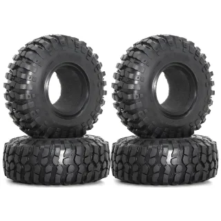 4PCS 1.9 Inches Tyres Tire Skin for 1/10 Rock Crawler Climbing Truck RC Cars Vehicles Models Spare Parts Accessories