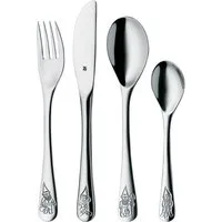 WMF Kinderbesteck Zwerge (4-tlg), 1 Personen, Cromargan® Edelstahl Rostfrei 18/10, ab 3 Jahren, hygienisch, säurefest