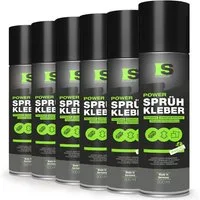 Spraytive Sprühkleber 6x 500ml Sprühkleber – für Textilien, Vlies, Schaumstoff & Dachhimmel, Made in Germany