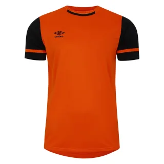 Umbro - "Cavelle" T-Shirt für Herren (Leuchtend Orange/Schwarz)
