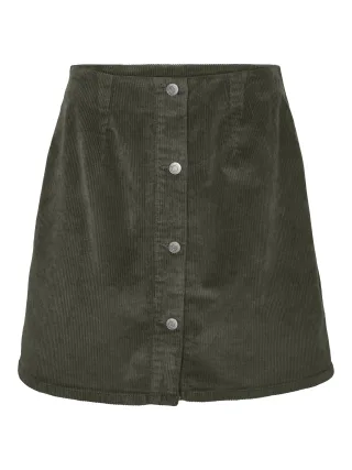 VERO MODA - VMETTA HR SHORT CORD SKATER SKIRT NOOS Forest Night - Gr. - S
