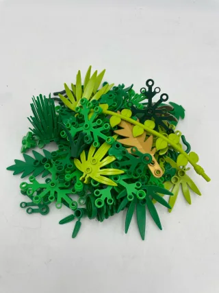 LEGO 50x Pflanzen & Blätter bunt gemischtes grün für Gärten Wälder & Dschungel