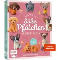 Süße Pfötchen – Hunde und Katzen als Amigurumis häkeln / Banga Vaicekauskienė, 15 zuckersüße Projekte für Hundefreund*innen und Katzenliebhaber*innen – mit Video-Tutorials zu allen Häkelgrundlagen