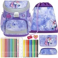 Belmil Schulranzen Set Mini Fit 10-teilig 2025 Mädchen Mystic Luna