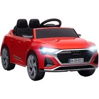 AIYAPLAY Elektro-Kinderauto mit Fernsteuerung, Scheinwerfer, Musik, Belastbarkeit 30 kg, (1-tlg), für 3-4 Jahre Kinder, Rot