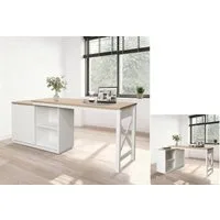 OTTO home Eckschreibtisch SILBA, mit Schiebetür, Breite: 140 cm, auch als Sideboard nutzbar