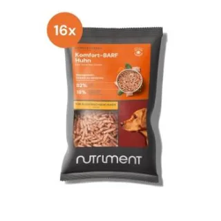 Nutriment Komfort-BARF Menü Huhn, Spinat & Erbsen 16x1 kg