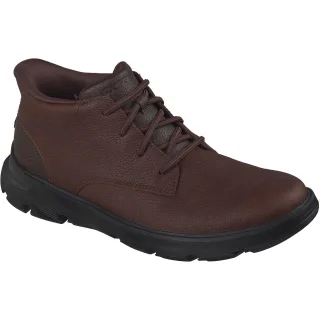 Skechers Arch Fit Garza Ridley Leder Herren Braun Stiefeletten