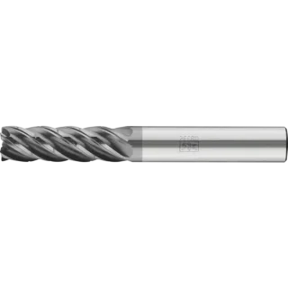 PFERD TOOLS VHM-Fräser Ø8mm, 5 Schneiden, mit Spanteiler, 3xDC, Radius 0,5mm, HB, Universal - 23000860