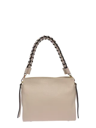 Isabella Rhea Beige Rindsledertasche